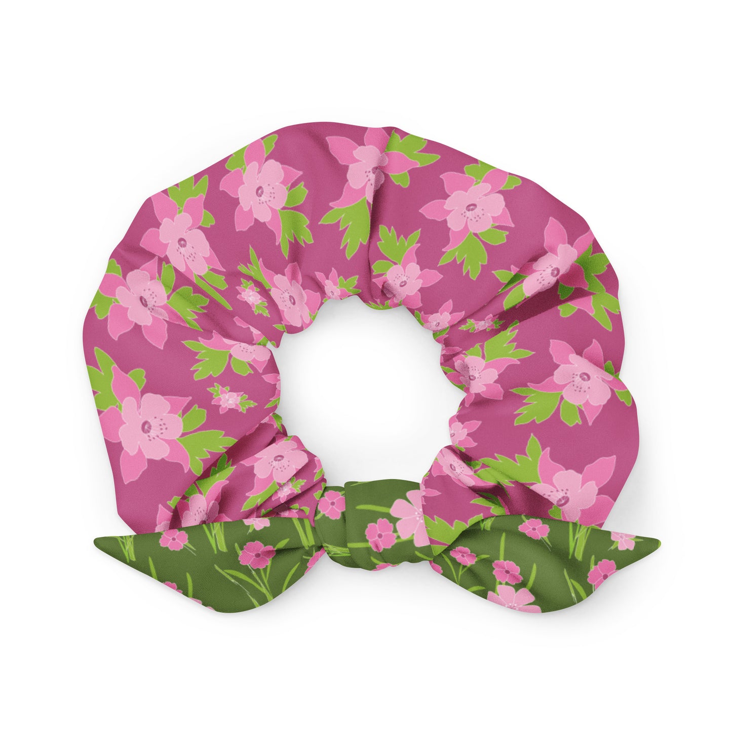 Radiant Blooms Scrunchie