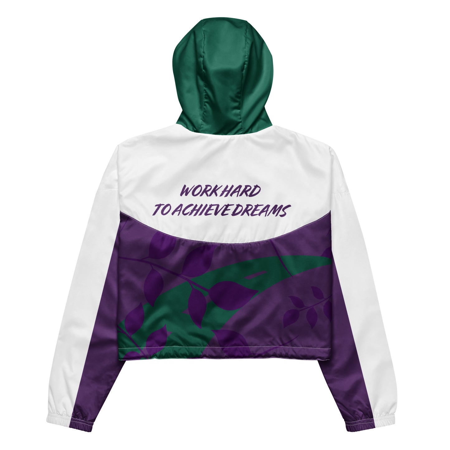 Achieving Dreams Women’s cropped windbreaker