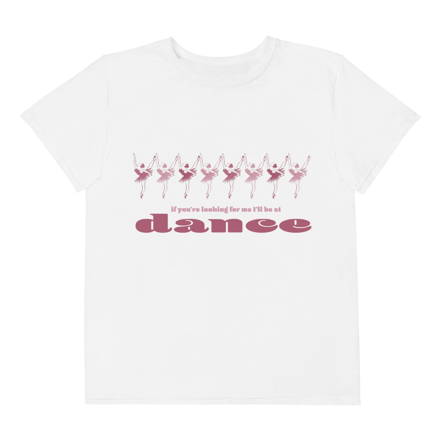 I'll Be At Dance Ballet Youth crew neck t-shirt