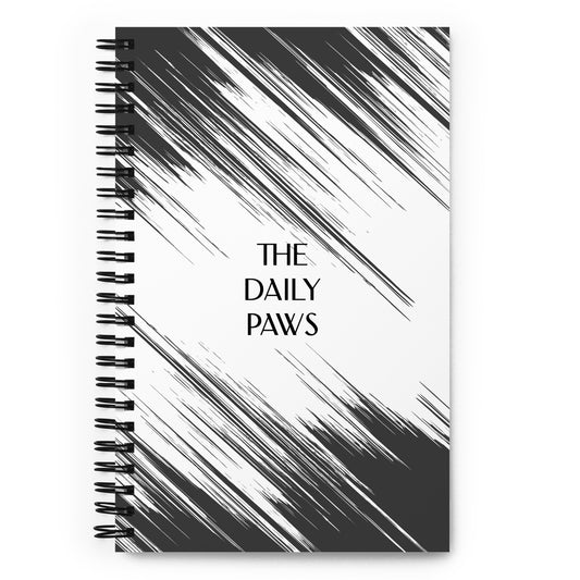 The Daily Paws Spiral notebook