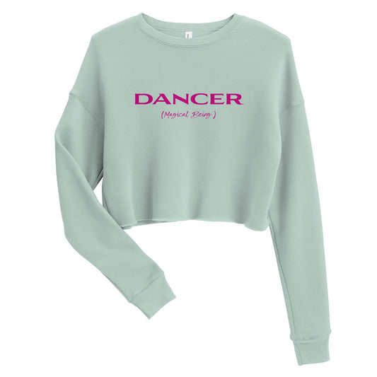 Magical Being Green Crop Sweatshirt