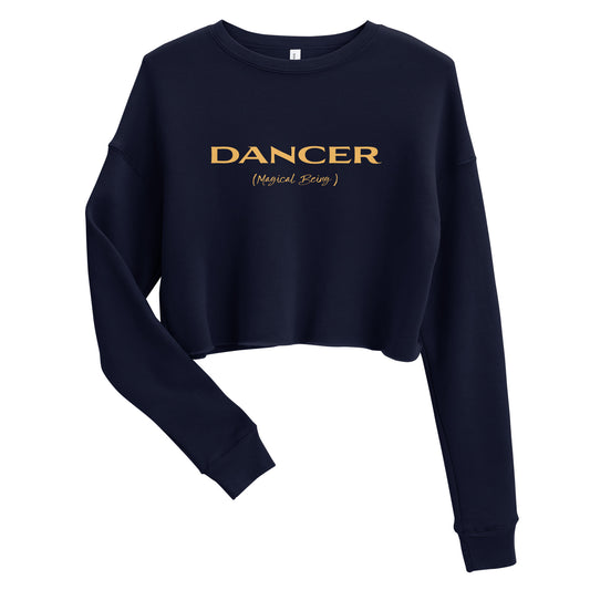 Magical Being Navy Crop Sweatshirt